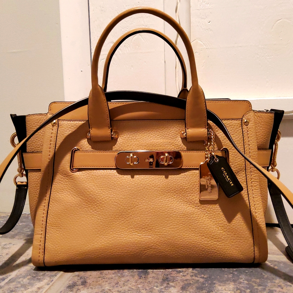 Coach tri-color bag